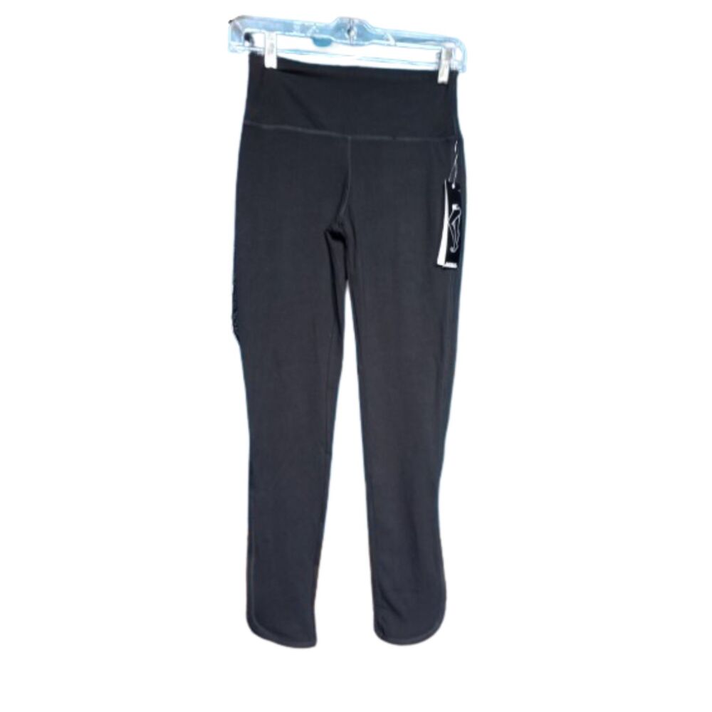 Tribal Women's Size XS Flatten It Black Leggings-NWT